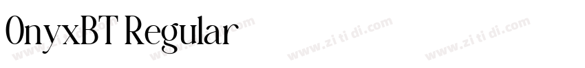OnyxBT Regular◆字体转换